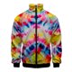 thumbnail image 3 of Chaqueta con estampado 3D de espiral de colores a la moda para hombre, estilo hip hop, de gran tamaño, con cremallera y personalidad, para niños y mujeres, 3 of 5