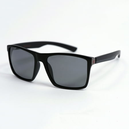 Men's Polarized Sport Sunglasses by Glare Guard | Dark Gray Luxury Sport Shades