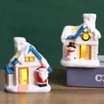 thumbnail image 2 of facefd Christmas LED Houses Ornaments Luminous for Halloween Party Santa, 2 of 8
