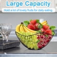 thumbnail image 1 of Metal Fruit Basket Houseware Wire Fruit Basket Snack Bread Storage Basket For Kitchen Dining Table Organizer, 1 of 5