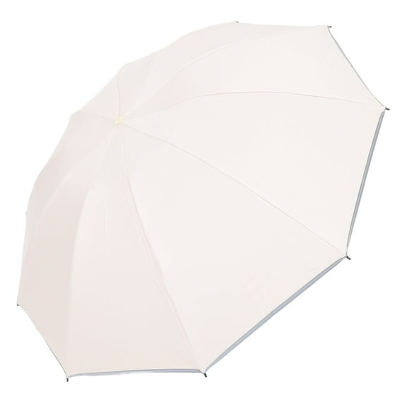 HEANUJJ Inverted Umbrella Beige Travel Umbrella UV Protection for Sunny Days 1Pack