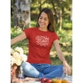 thumbnail image 2 of Mothers Day Cluttered Text Shaped T-Shirt Women -Image by Shutterstock, Female Medium, 2 of 4