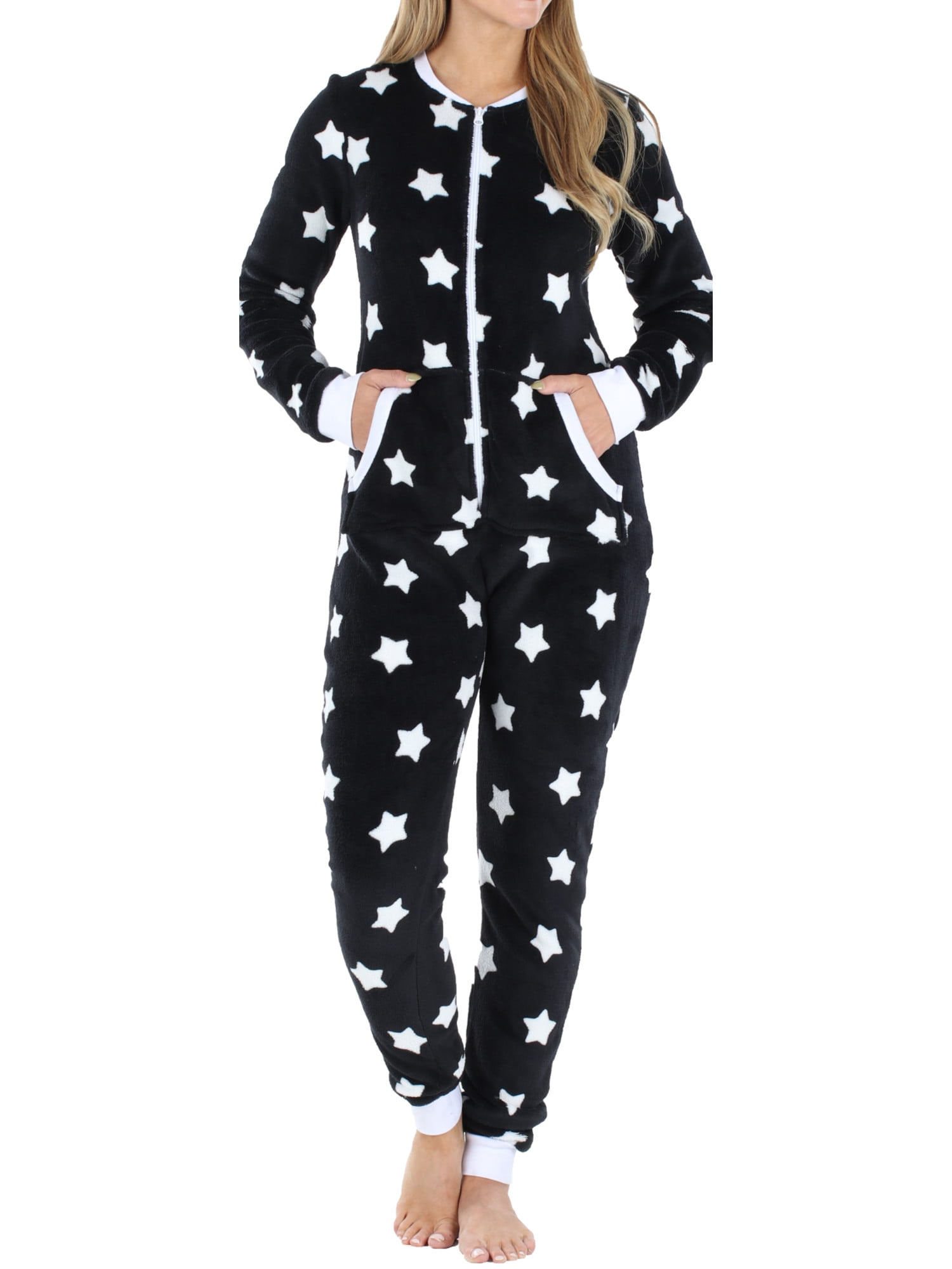 JSPOYOU Matching Family Christmas Pajamas Sets Funny Cute Cartoon Elk Printed Onesie Hooded Jumpsuit One Piece Sleepwear Set