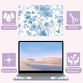 thumbnail image 4 of Blue Flowers Laptop Skin Sticker Decal Netbook Skin Sticker Notebook Art Decal 12" 13" 13.3" 14" 15" 15.4" 15.6 Inch Laptop Protector Cover Waterproof Scratchproof Removable Easy to Apply Making DIY, 4 of 9