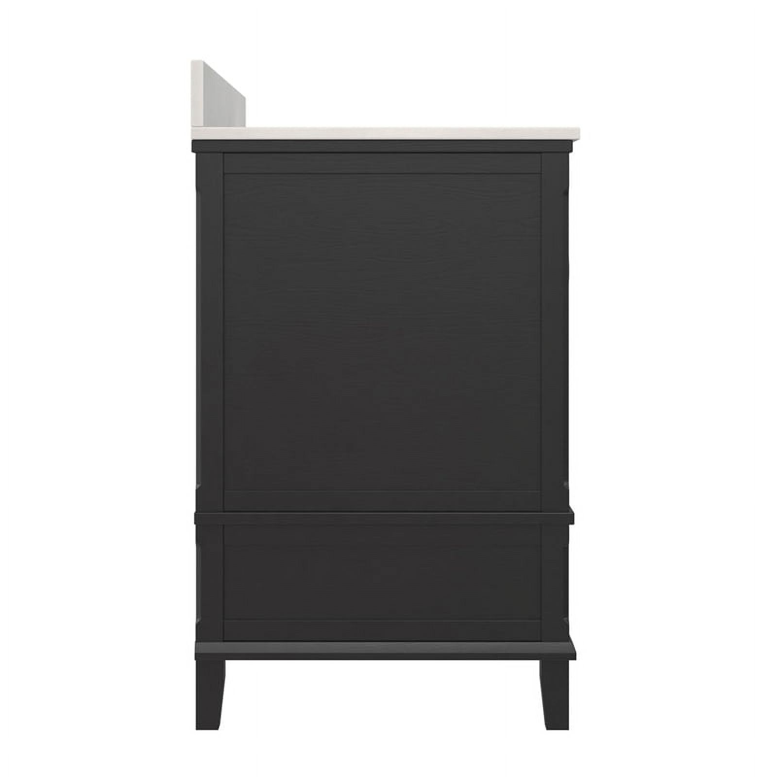 DHP Otum 36 Inch Bathroom Vanity with Sink, Black