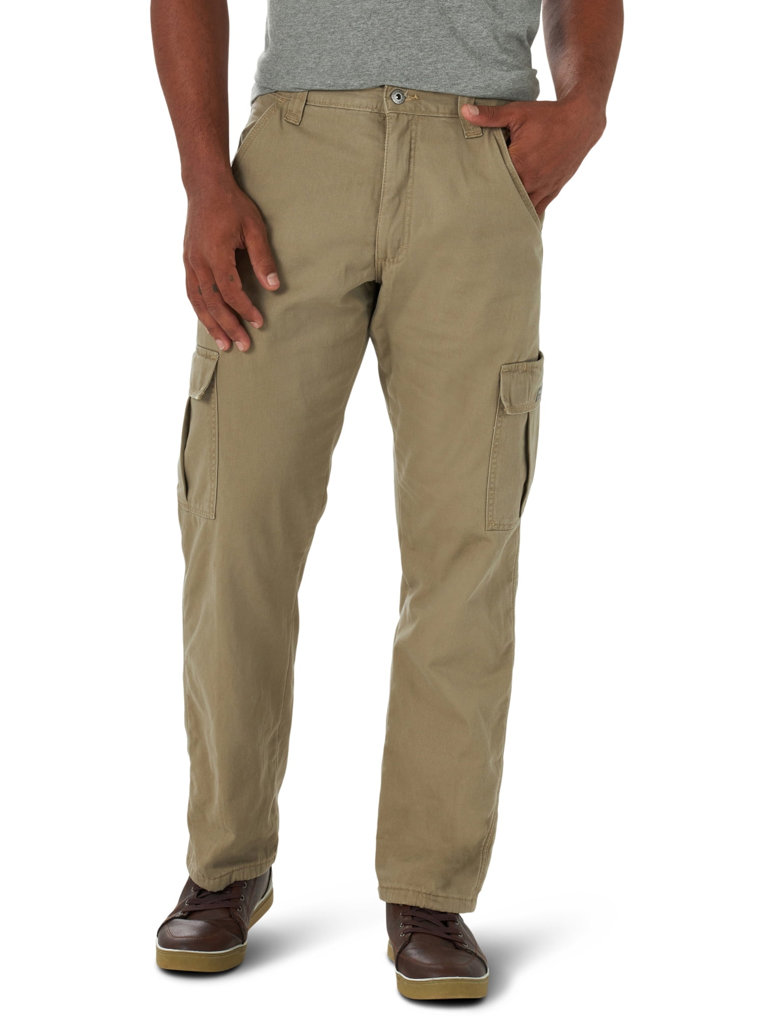 Wrangler Big Men's Relaxed Fit Fleece Lined Cargo Pant 