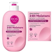 eos Shea Better Body Lotion - Pomegranate Raspberry, for Dry Skin, 16 fl oz