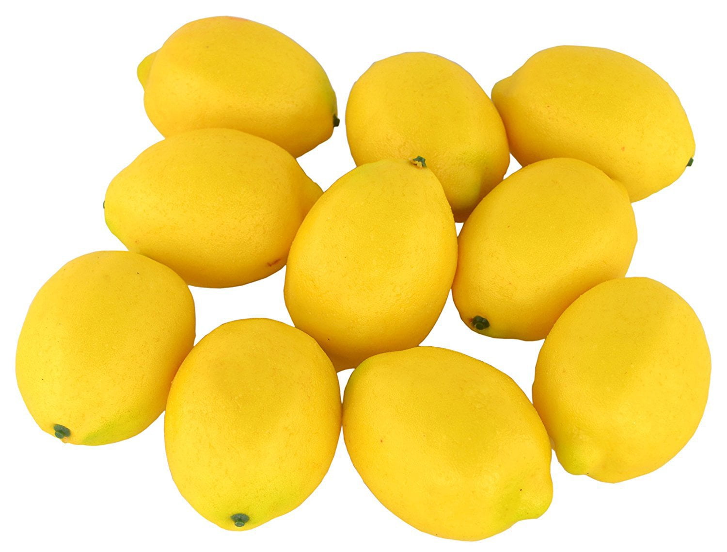 20pcs Fake Fruit Lifelike Lemons Simulation Yellow Lemon Artificial Fruit Decorations for Still