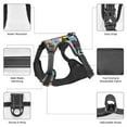 thumbnail image 6 of Lsque Cute Dogs Collage Dog Harness, No-Pull Pet Harness with 2 Leash Clips, Adjustable Soft Padded Dog Vest with Easy Control Handle for Large Dogs-Medium, 6 of 9