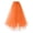 Orange, variant on Women's Solid Color Tutu Skirt, High Waist A Line Midi Tulle Skirt with Elastic Waistband, Fluffy Layered Mesh Party Skirt for Prom, Wedding, Halloween and Daily Wear Blackish Green L