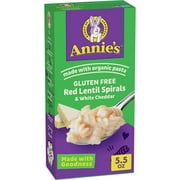 Annie's Red Lentil Spirals and White Cheddar, Gluten Free, 5.5 oz