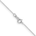 thumbnail image 4 of Collier Chaîne Câble Rond en Or Blanc 10k.6mm Pendentif Charme, 4 of 9