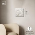 thumbnail image 5 of Ivory Butterflies Canvas Winter Floral Art by Art Remedy, Gallery Wrapped, 12" x 12", 5 of 7