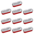 thumbnail image 1 of CSChome Aluminum Foil Pan Heat Resistant Rectangle Cake Pan Set Disposable Aluminum Foil Multipurpose with Lid, 1 of 7