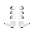 thumbnail image 1 of wonima02 Ear Tips Replacement for AirPods Pro, Air Pods Pro Covers Air Pods Pro Earbuds Tips Ear Cap Ear Gel Silicone Eartips 3 Pairs, Medium Size, White M, 1 of 1