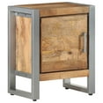 thumbnail image 3 of vidaXL Bedside Cabinet 15.7"x11.8"x19.7" Rough Mango Wood, 3 of 11