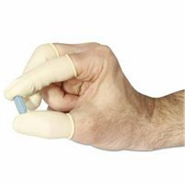 North Safety 068135LNR/L Nitrile AntiStatic Finger Cots, Size Large