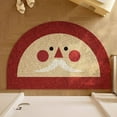 thumbnail image 1 of LSLJS This Elegant Red Christmas Cartoons Loop Doormat Is Suitable for Entryways It's A Non-slide Lasting Mat Suitable for Home Use and Christmas Decorations Holiday Products, 1 of 6