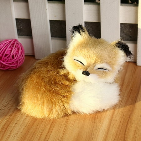Cute Tiny Fox Plush Stuffed Little Toys Animal Kids Birthday Gift Home