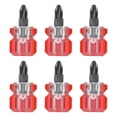 thumbnail image 1 of 6 Pcs Tournevis Croisé Multifonction Ménage Mini Machine à Coudre Portable Dédié Poignée Courte Tournevis Croisé Pilote, 1 of 8