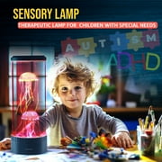 Brewish Jellyfish Lamp with Remote Control, 16 Color Changing Options, 4modes, Auto Shutoff, Sensory Night Light Aquarium Lamp for Kids & Adults Home Decor