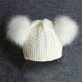 thumbnail image 2 of SHTXOZHI Baby Beanie Hat Boys Girls Winter Warm Hat Infant Toddler Cute Knitted Beanies with Pom, 2 of 2