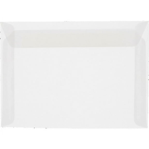 LUXPaper 6 x 9 Booklet Envelopes, Clear Translucent, 250/Pack