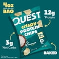 thumbnail image 2 of Quest Crispy Protein Chip, Sea Salt Flavor, 11g of Protein, Single 4oz, 2 of 6