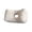 White, variant on White White Corduroy Lower Back Pillow For Chair Sofa Or Car Support With Breathable Fabric And Ergonomic Shape