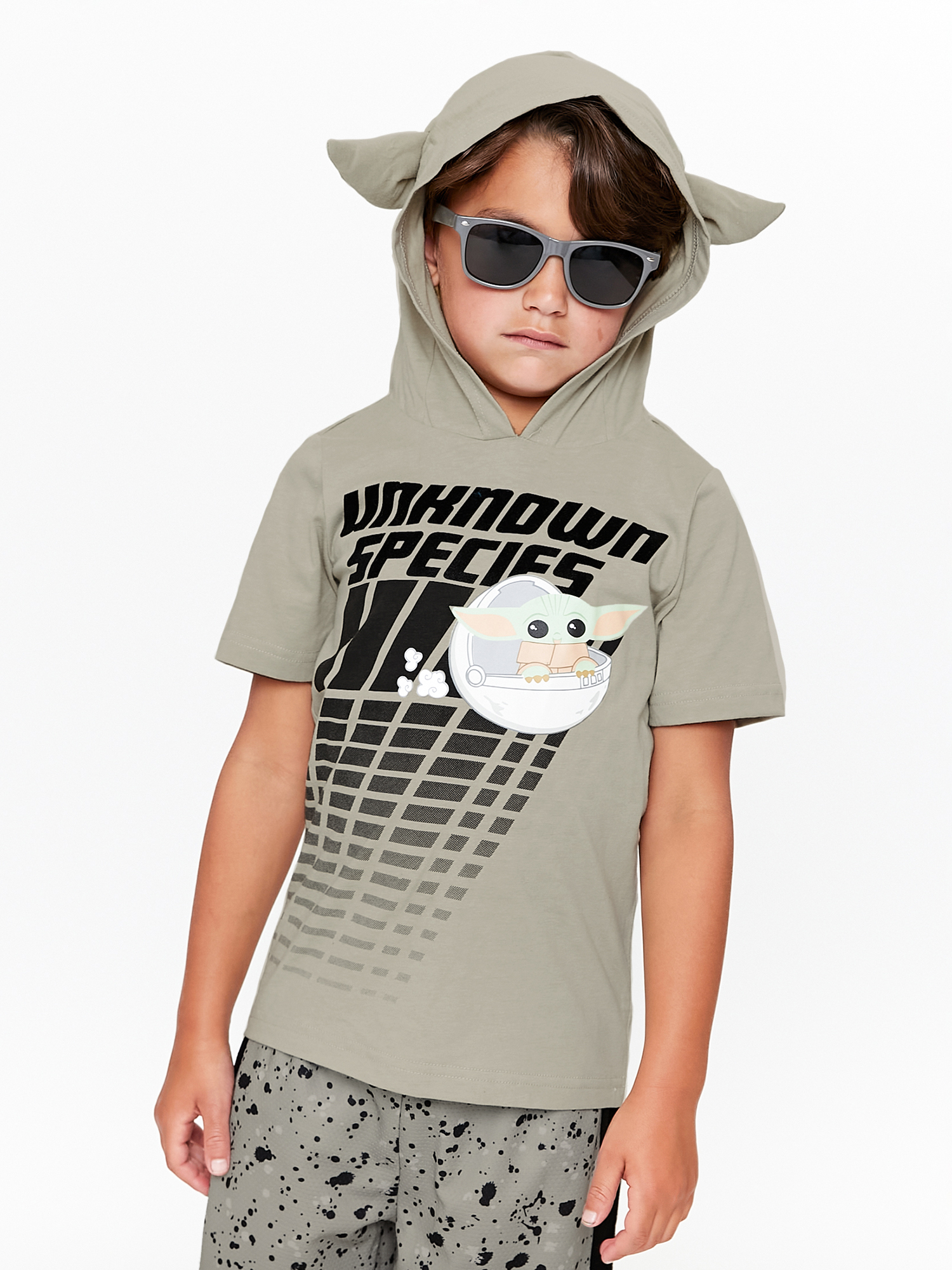 Star Wars Boys Cosplay Hooded Top & Short Set, 2-Piece, Sizes 4-10