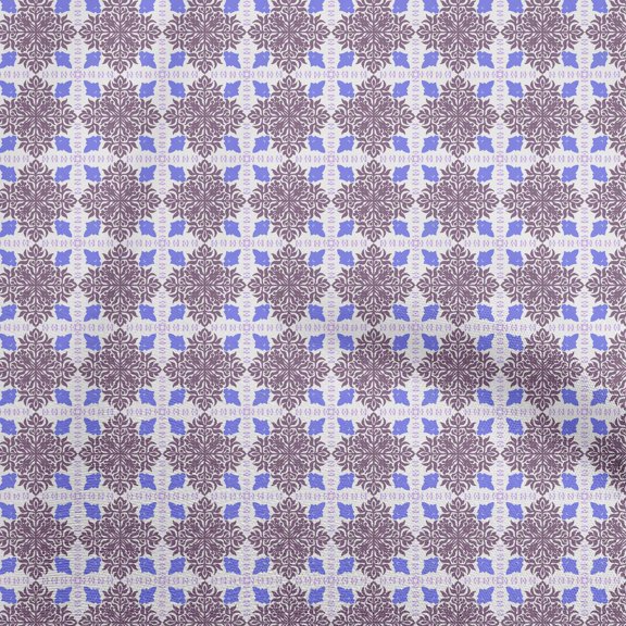 oneOone Viscose Chiffon Purple Fabric Arabic Moroccan Diy Clothing Quilting Fabric Print Fabric By Yard 42 Inch Wide