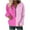 Pink, variant on Scyoekwg Womens Sweatshirts Long Sleeve Dressy Casual Fall Loose V-Neck Half Zipper Shirts Color Block Patchwork Graphic Tops Trendy Y2k Clothes Pullover Tops(Black,M)