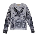 thumbnail image 5 of YMX by Yellowman Boy's Long Sleeve Rain King of the Dead Tattoo Tee, XS, 5 of 5