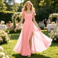 thumbnail image 5 of RUTAYY Children Girls Dress Solid Color Square Collar Sleeveless Bow Shoulder Strap Boho Backless Flowy Long Casual Summer Party Wear Vacation Playful Dresses, 5 of 6