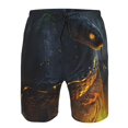 thumbnail image 3 of Pofeuu Glowing Snake Dark Forest Prin Men's Swim Trunks Quick Dry Bathing Suit Swimming Board Shorts Mesh Lining Beach Swimwear-X-Large, 3 of 6