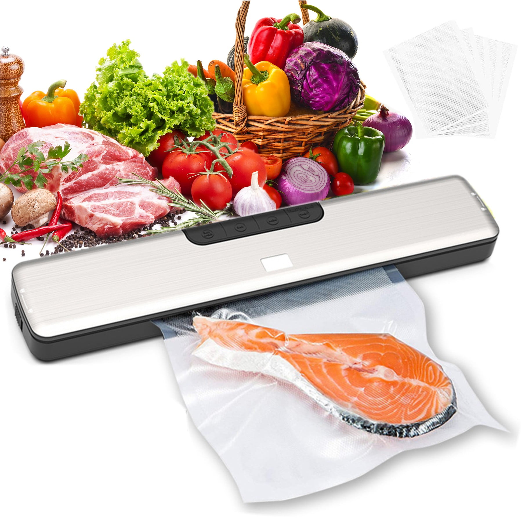 Food Vacuum Sealer Machine Home Food Sealing System Meal Fresh Saver Packing 