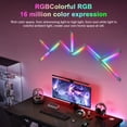 thumbnail image 4 of Wireless BT LED Creative Pickup Quantum Light DIY Indoor Wall Ambient Light Free Splicing Backlighting 16 Million Colors APP Control, 4 of 9