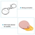 thumbnail image 4 of Unique Bargains Leather Key Fob, PU Leather Key Fobs with Key Rings Keychain Holder Pink, 4 of 6