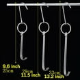 thumbnail image 3 of Stainless Steel Meat Double Hook for Poultry Roast Duck Bacon Sausage Hams Hanging Hook Grill Hanger for Drying Cooking BBQ, 3 of 9