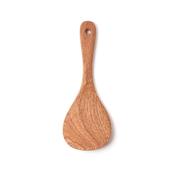 Wosthever Espátula de cocina Pala antiadherente Cuchara de sopa de Utensilios de cocina Pala para freír para restaurante Cena Servir comida Cocina y Comedor espátula redonda pequeña Wosthever HA084394-04