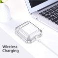 thumbnail image 4 of Airpods 1,2 Case, Full-Body Hard Shell Protective Cover Case with Strap for Airpods 1, 2 - White, 4 of 4