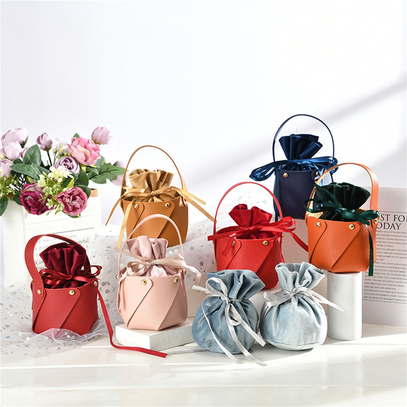Details about   Candy Storage Jewelry Packaging Bag Drawstring Organza Bags Wedding Gift Case 