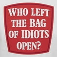 thumbnail image 3 of Teelocity Bag of Idiots Graphic T-Shirt (3XL - Standard Fit, White), 3 of 4