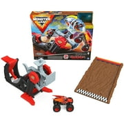 Monster Jam, Official Bakugan Dragonoid Stunt Dial Playset with Exclusive 1:64 Scale Dragonoid Die-Cast Monster Truck