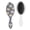 White-74, variant on Retro Patterned Hair Brush, Bohemian Geometric Cushion Comb for Smooth Hair Styling, Travel & Gifting