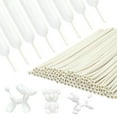 thumbnail image 2 of 100Pcs Clear 260 Balloons Thickening Latex Long Balloons for Animals Modeling Birthday Wedding Party Accessory, 2 of 7