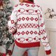 thumbnail image 5 of Suéter de cuello redondo para mujer, suelto, con estampado geométrico, de punto, de manga larga, para otoño e invierno, deportivo, corto, de manga larga, informal, con cuello redondo, blusa para mujer, 5 of 6