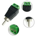 thumbnail image 4 of 10pcs of Speaker Wire Cable to Audio RCA Male Connector Jack NUK Adapter, 4 of 8