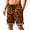 Saffron, variant on Satingcolo Mens Trunks Mesh Graphic Print Shorts Casual Mid Waist Workout Cool Athletic Shorts Gym String Basketball Running Shorts Saffron 3XL