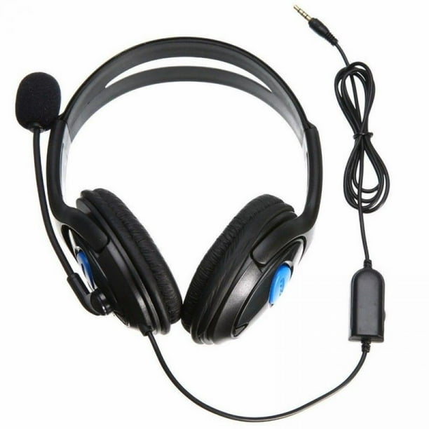 Black Wired Gaming Headset Game Headphone Microphone Headband with Mic Stereo Bass 3.5mm for PC Computer Playstation 4 PS4 